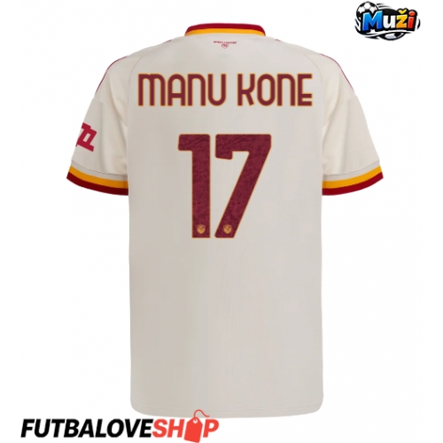 Dres AS Roma Manu Kone #17 Preč 2026-27 Krátky Rukáv
